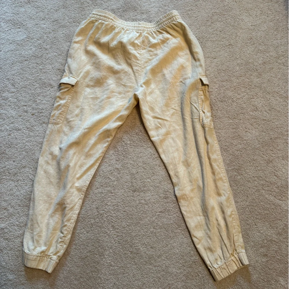 Banana Republic Women’s Linen Cargo Jogger Pants Size S
